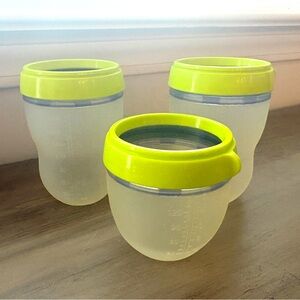 Comotomo set of 3 baby silicone bottles